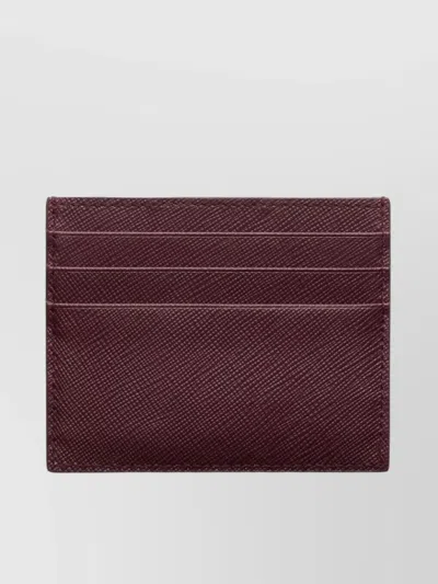 Prada Textured Leather Card Holder