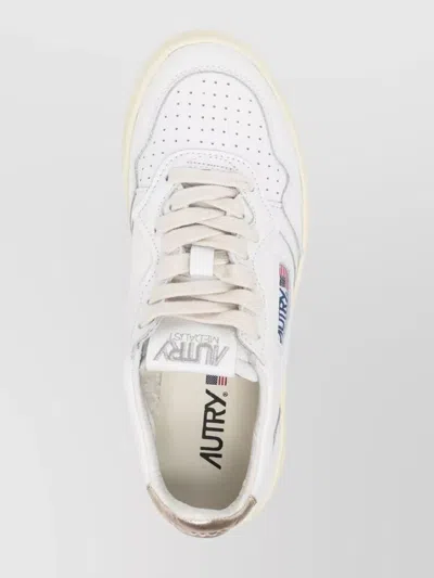 Autry Low Top Sneakers Featuring Perforated Detail
