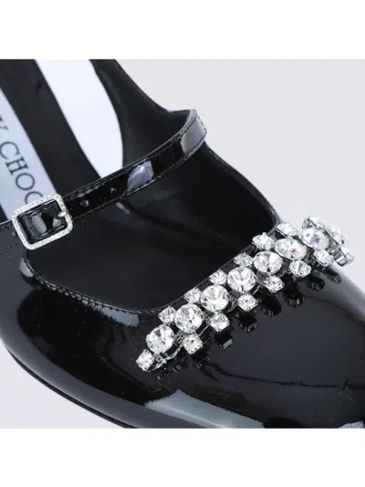 Jimmy Choo Chunky Heel Buckle Embellished Pumps