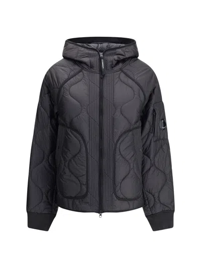C.p. Company C. P. Company Quilted Down Jacket In Black