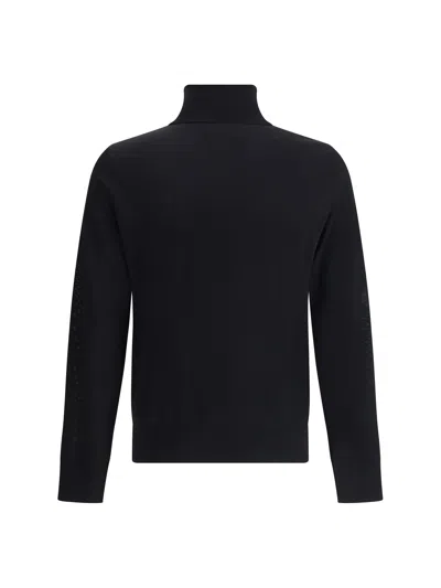 Dsquared2 Wool Turtleneck Sweater Sweaters And Cardigans Black In Black