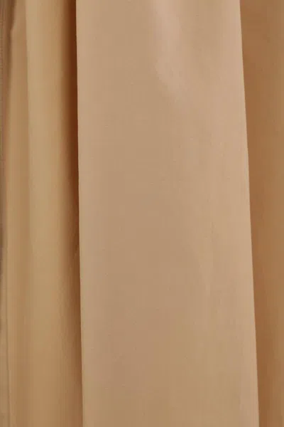 Max Mara Agoraio Cotton Poplin Shirt Dress In Brown