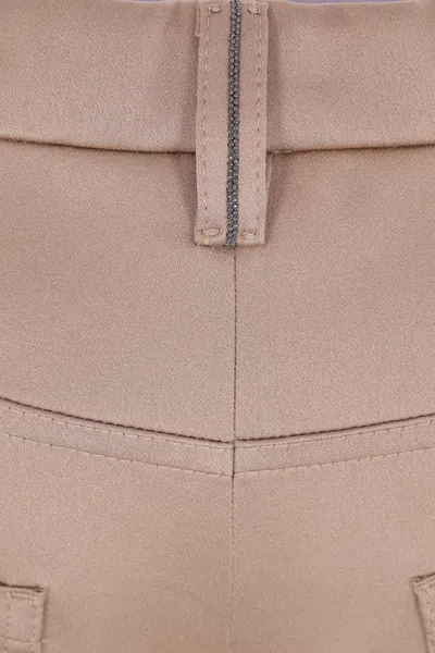 Brunello Cucinelli Belt Loop Casual Pants In Neutral
