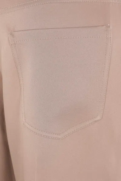 Brunello Cucinelli Belt Loop Casual Pants In Neutral