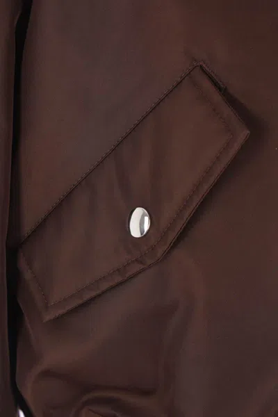 Givenchy Cropped Flap Pocket Jackets With High Collar