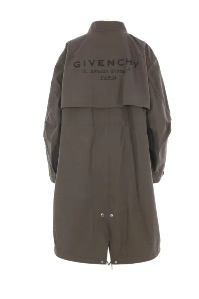 Givenchy Coats In Brown
