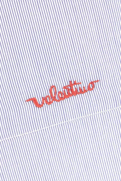 Valentino Striped Shirt With Embroidered Logo