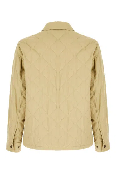 Burberry Collared Quilted Jacket Front Pocket