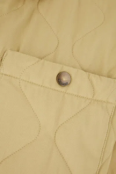 Burberry Collared Quilted Jacket Front Pocket