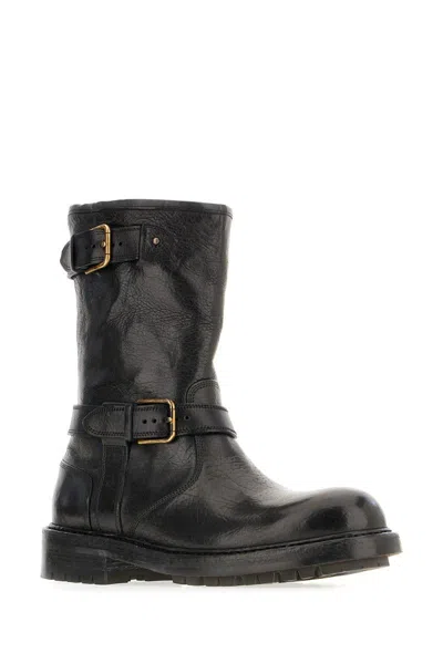 Dolce & Gabbana Horseride Leather Boots
