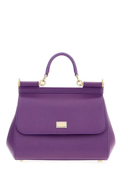 Dolce & Gabbana Large Shoulder Bag Gold-tone Hardware