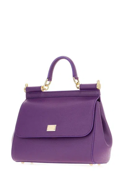 Dolce & Gabbana Large Shoulder Bag Gold-tone Hardware