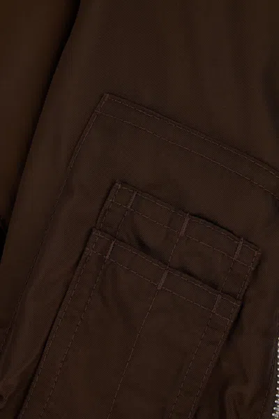 Givenchy Cropped Flap Pocket Jackets With High Collar