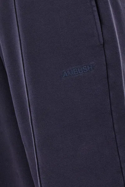 Ambush Blue Cotton Pants In Blue