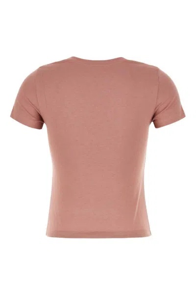 Chloé Pink Cotton Jersey Fitted T-shirt