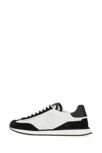 Dolce & Gabbana Multicolor Mesh And Split Leather Cushion Sneakers