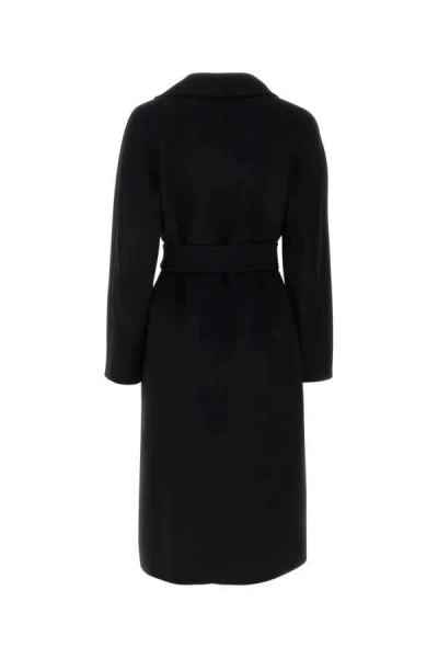 Max Mara Studio Coats In Black