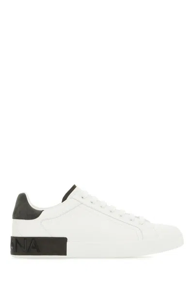 Dolce & Gabbana Sneakers From The Portofino Line In Calfskin