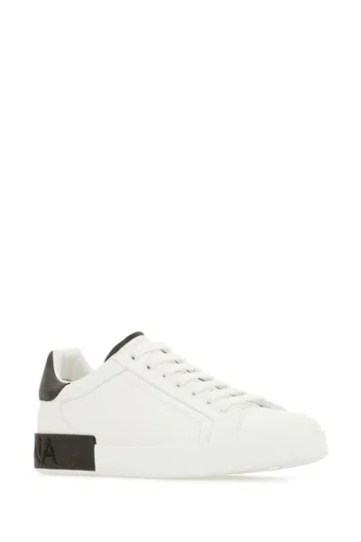 Dolce & Gabbana Sneakers From The Portofino Line In Calfskin