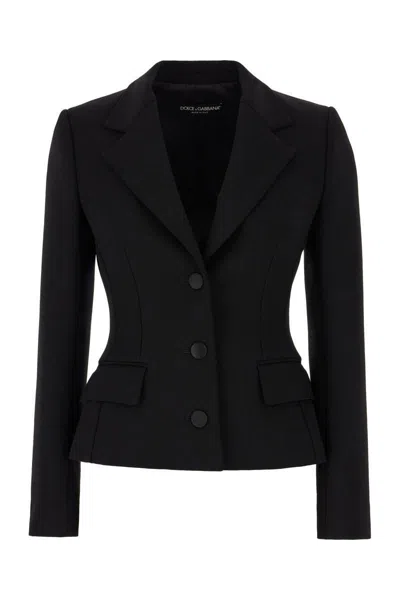 Dolce & Gabbana Jackets & Vests In Black