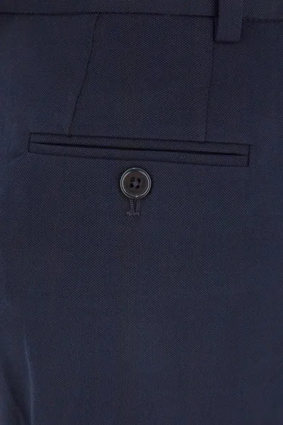 Circolo 1901 Navy Blue Stretch Cotton Pants
