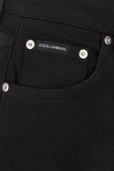 Dolce & Gabbana Black Denim Jeans In Black
