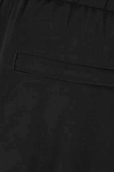 Dolce & Gabbana Virgin Wool Trouser With Drawstring In Blue