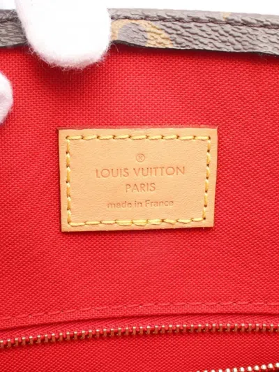 Pre-owned Louis Vuitton 2010 Sac Plat Pm Handbag In Brown