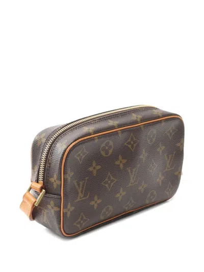 Pre-owned Louis Vuitton 2002 Pochette Cite Shoulder Bag In Brown