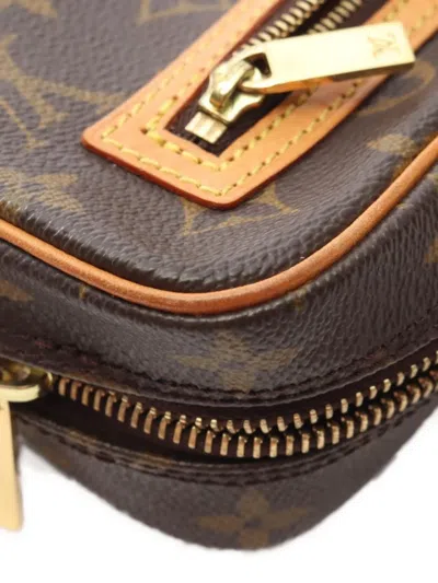 Pre-owned Louis Vuitton 2002 Pochette Cite Shoulder Bag In Brown