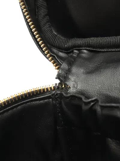 Pre-owned Chanel 1996-1997 Leather Tote Bag In Black