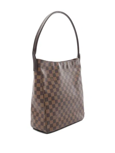 Pre-owned Louis Vuitton 2003 Looping Gm Shoulder Bag In Brown