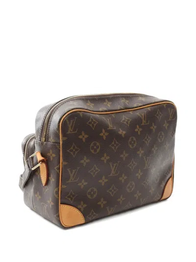 Pre-owned Louis Vuitton 2005 Nil Monogram Crossbody Bag In Brown