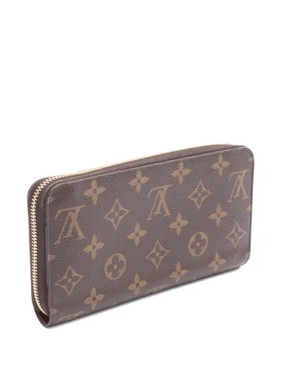 Pre-owned Louis Vuitton 2021 Zippy Wallet In Brown