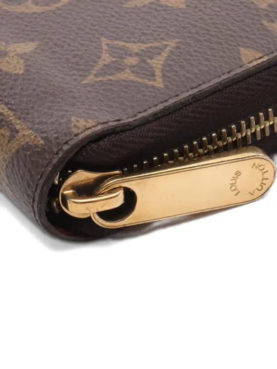Pre-owned Louis Vuitton 2021 Zippy Wallet In Brown
