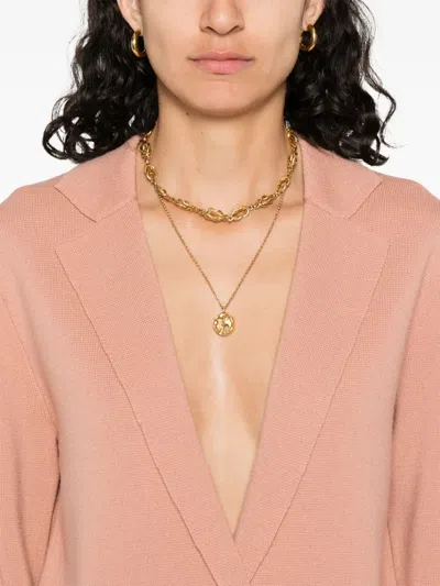 Forte Forte Double-breasted Blazer In Pink