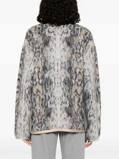 Forte Forte Knitted Jacket In Gray