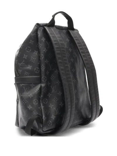 Pre-owned Louis Vuitton 2019 Apollo Monogram Eclipse Backpack In Black
