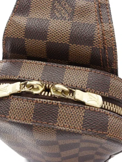 Pre-owned Louis Vuitton 2003 Geronimos Crossbody Bag In Brown
