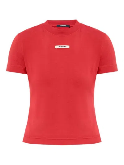 Jacquemus Round Neck Short Sleeve T-shirt