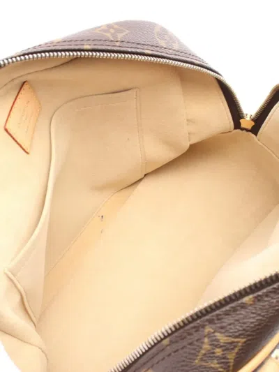 Pre-owned Louis Vuitton 2008 Manhattan Pm Tote Bag In Brown