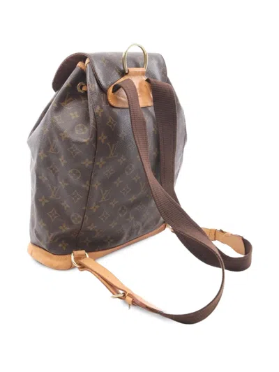 Pre-owned Louis Vuitton 2000 Montsouris Gm Backpack