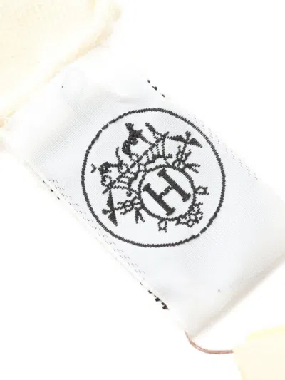 Pre-owned Hermes 2020s New Libris Scarf In Neutral