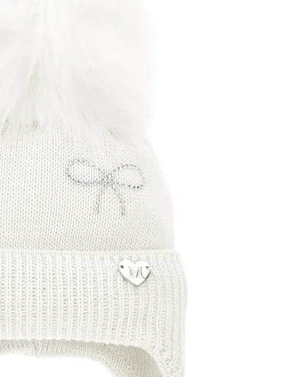 Monnalisa Wool Beanie In White