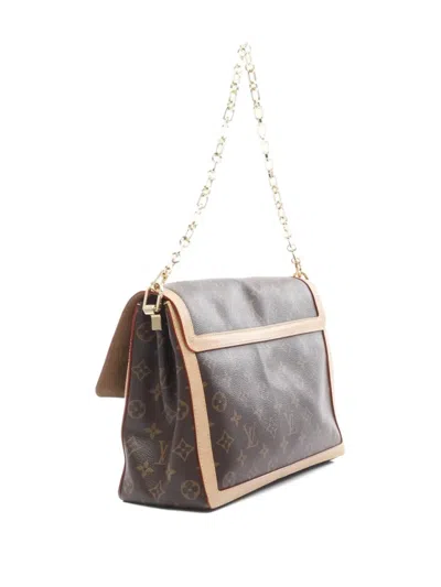 Pre-owned Louis Vuitton 2021 Dauphine Soft Gm Shoulder Bag In Brown
