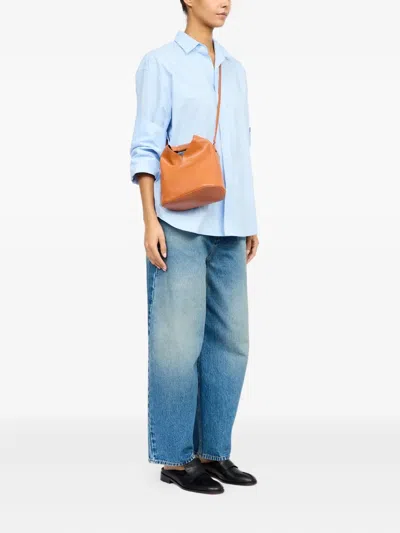 Mm6 Maison Margiela Japanese Handbag With Top Handle And Seam Detailing