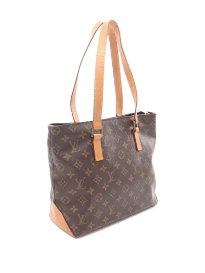 Pre-owned Louis Vuitton 2003 Cabas Piano Handbag In Brown