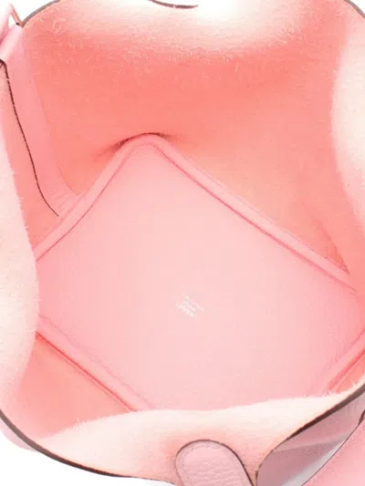 Pre-owned Hermes 2024 Picotan Lock Pm Handbag In Pink