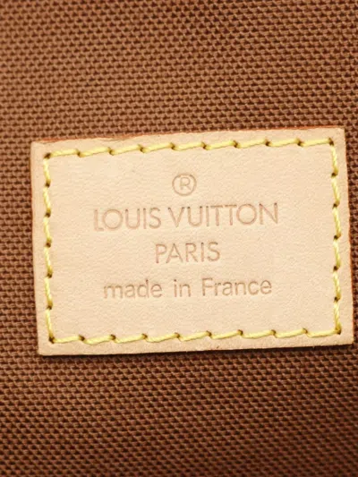 Pre-owned Louis Vuitton 2006 Monogram Lockit Handbag In Brown