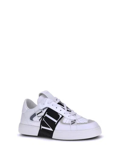 Valentino White Vl7n Sneakers In White